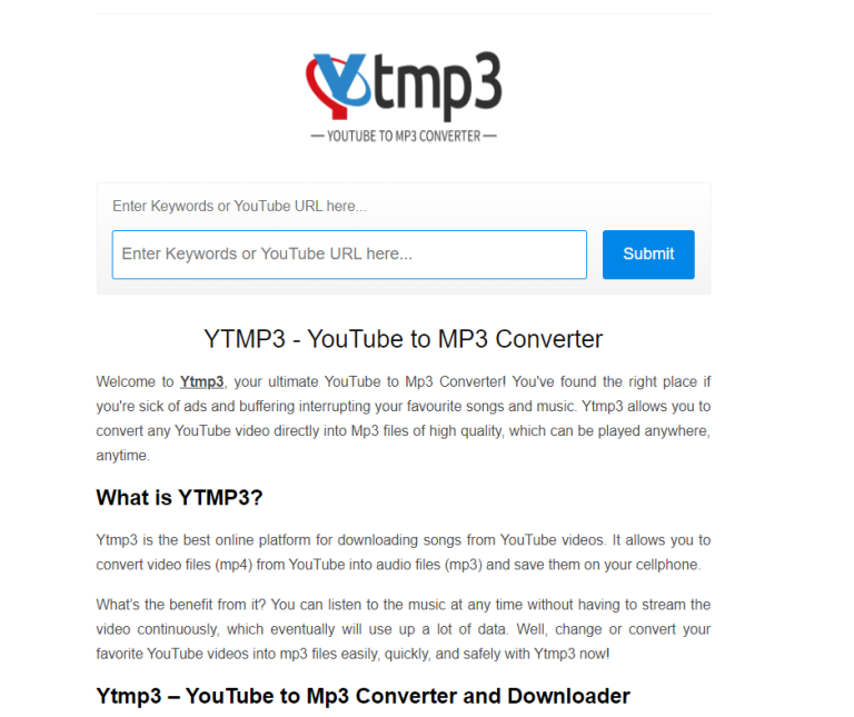 Convert YouTube to MP3